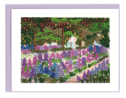 Artist Series Quilling Card: "The Artist's Garden in Giverny" by Claude Monet