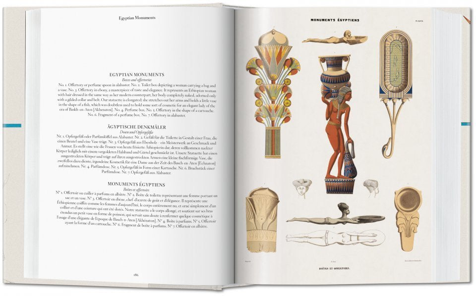 Egyptian Art: The Complete Plates from Egyptian Monuments and History of Egyptian Art