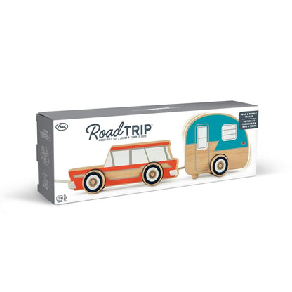 Road Trip Wooden Pull Toy