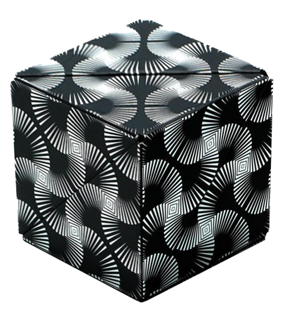 Cubo rompecabezas Shashibo: blanco y negro