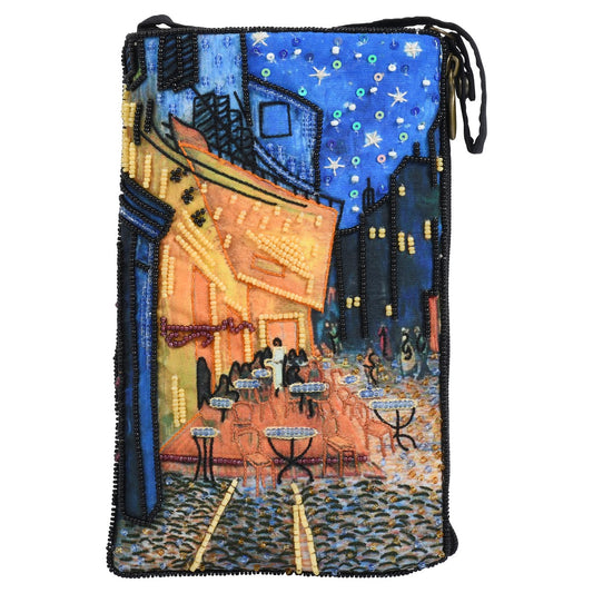 Beaded Club Bag: van Gogh's Cafe Terrace (Front) - Chrysler Museum Shop