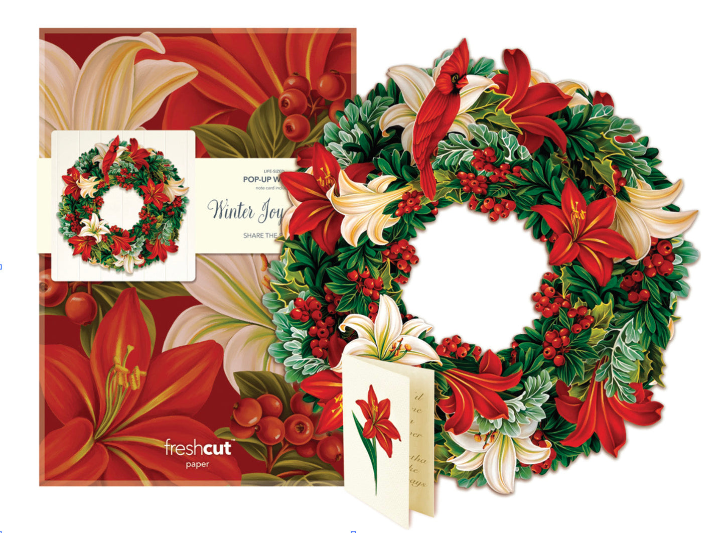 Winter Joy Pop-up Paper Wreath